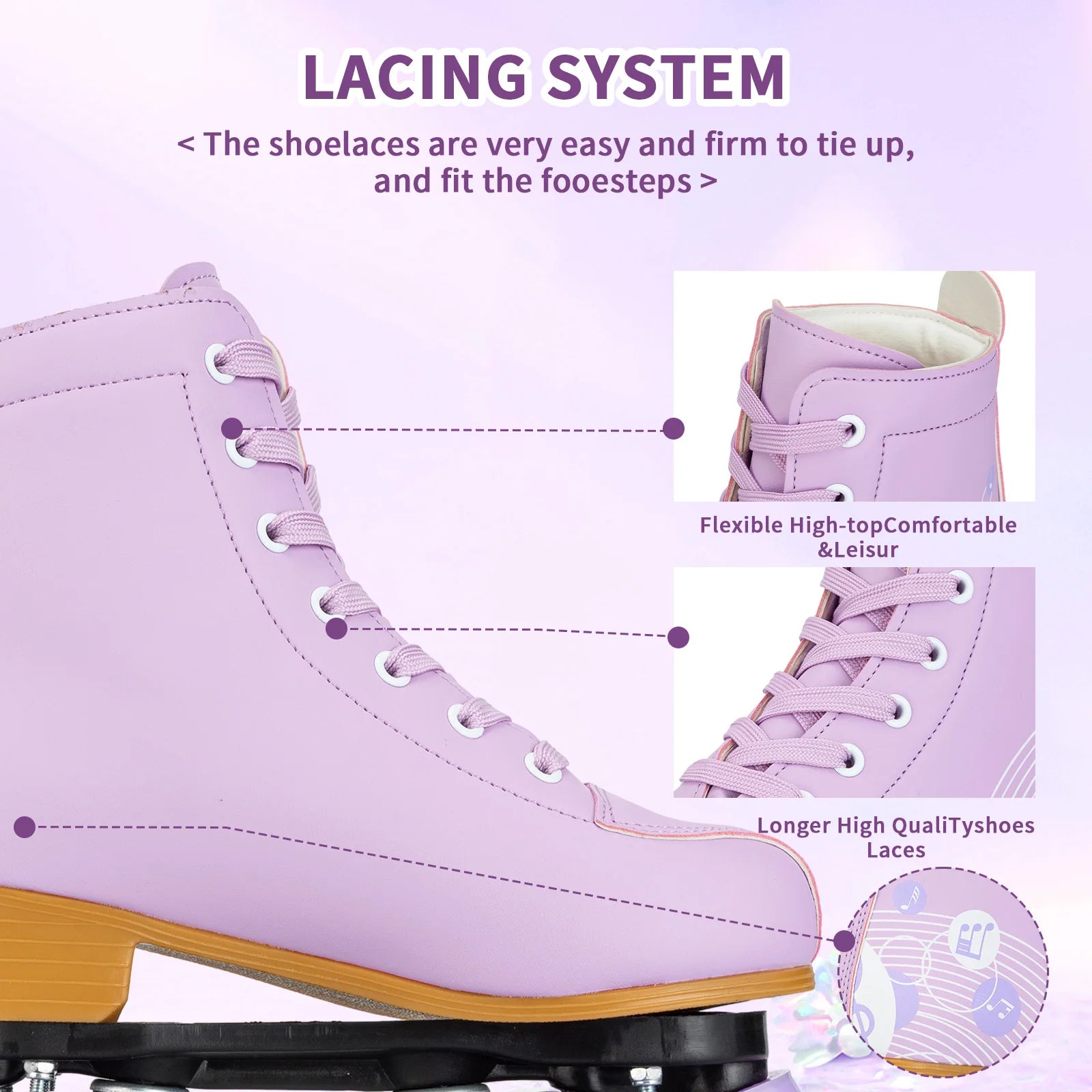 Pink Purple Blue Women Double Row Roller Skates Leather Breathable 4 wheel Sliding Skating Rollers sneakers size 31 32 33 34 35