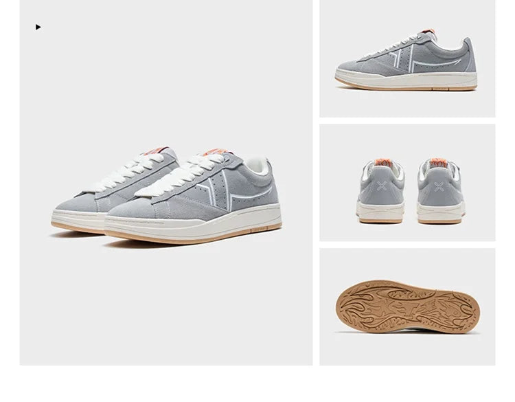 Xtep Jiao Ban Skateboarding Shoes For Men 2024 Autumn Street Style Skate Shoes Durability  Comfortable Sneakers 876319310022