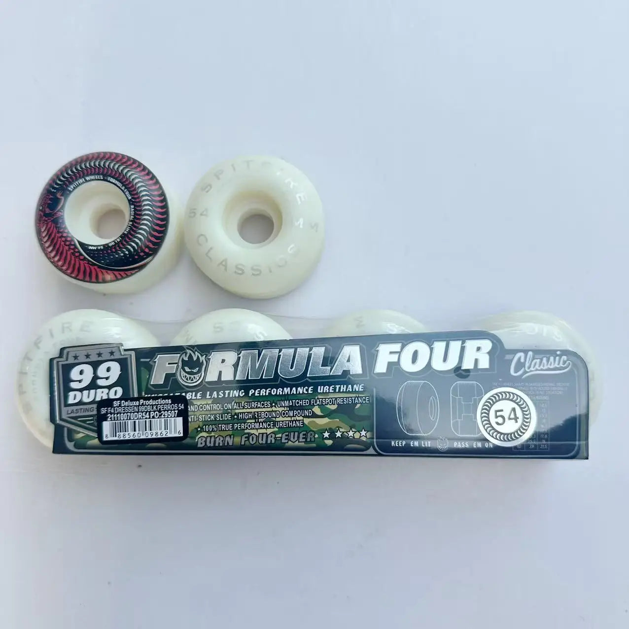 Spitfire wheels imported genuine Spitfire 52mm 101duro 53mm 54mm 56mm 99duro 80HD skateboard wheel for skateboard