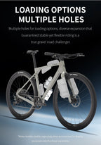 SAVA SF6 Carbon Fiber Gravel Road Bike All Terrain Suitable Off-Road Flat Handlebar Road Bicycle Oil Disc Bicycle Race Bike