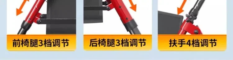 Elderly walker multifunctional assisted walking elderly dedicated walking aid hand push scooter