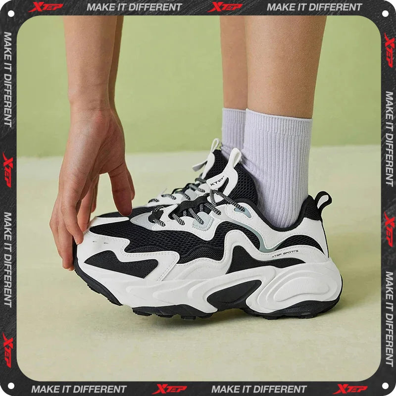 Xtep Jiao Ban Skateboarding Shoes For Men 2024 Autumn Street Style Skate Shoes Durability  Comfortable Sneakers 876319310022