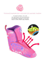 the Skating Shoes Children Beginners Baby Double Row Four-Wheel Boys Girls Roller Kids Skates