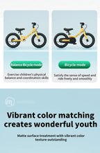 muchuan kids balance bike bike 2 in 1 2-6 years old aluminum alloy