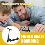 Professional Finger Skateboard Kit Mini Foldable Scooter Toy for Kids & Adults Stunt Tricks Training Set Cool Birthday Gift