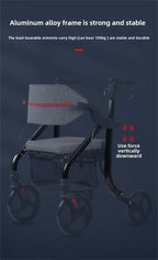 Wheelchair walker special assisted walking for the elderly, rehabilitation walking car, elderly people can push or sit