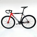 Fixed Gear Bike GRAY TEAM Fixie Bicycle Aluminum Alloy Material Frame With 40mm Rim Height Wheels