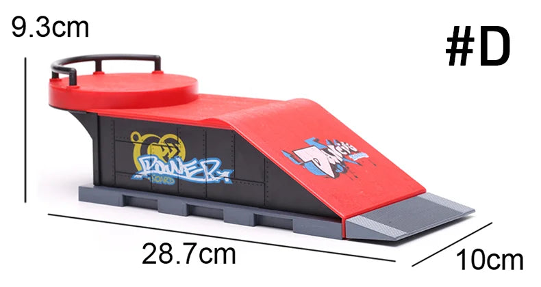 Professional Finger Skateboard DIY Skate Park Ramp Parts Tech Deck Scene Venue Combination Sets Novelty Toys Gift For Kids Child