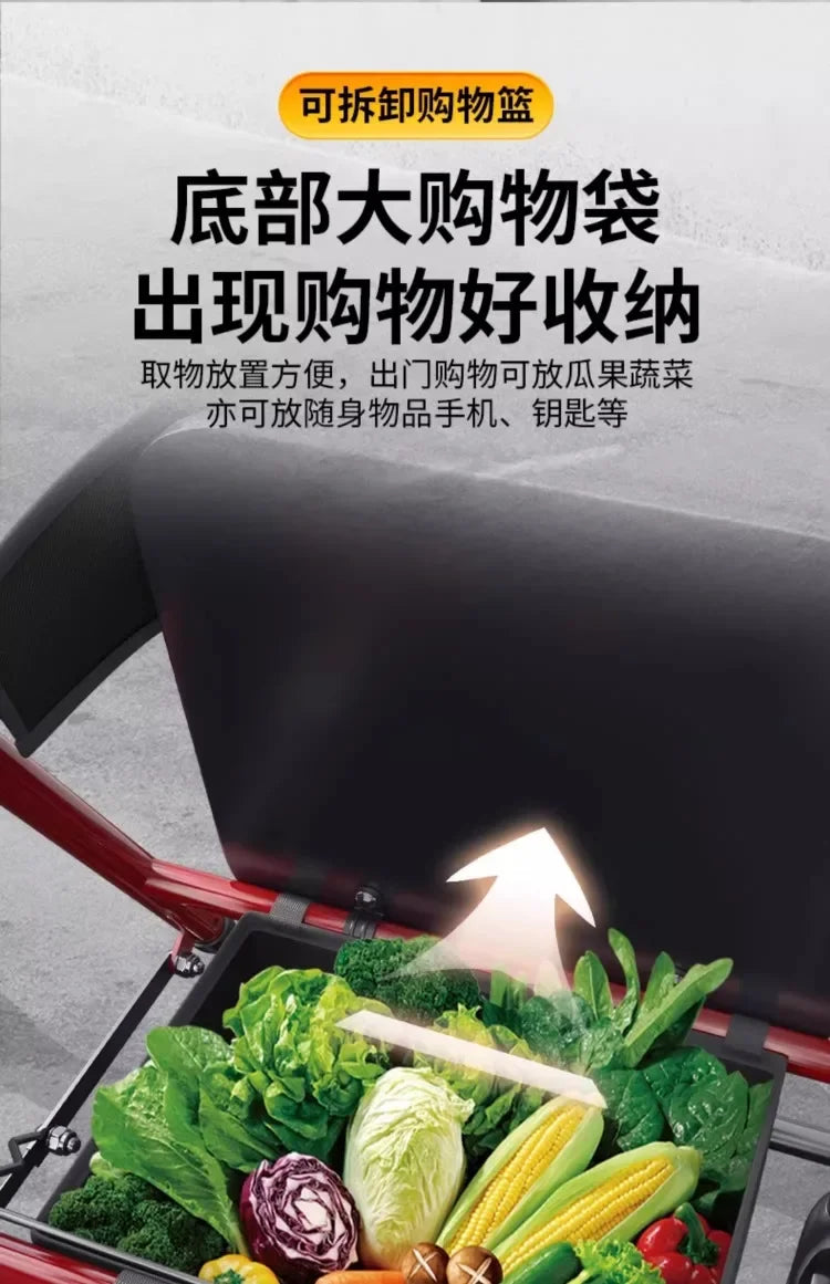 Elderly walker multifunctional assisted walking elderly dedicated walking aid hand push scooter