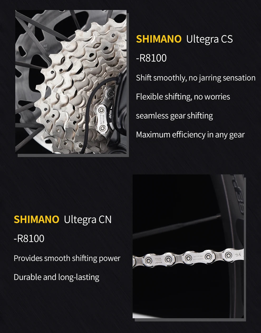 SAVA  Full Carbon Fiber electronic shifting Road Bike with SHIMAN0 ULTEGRA 8170 Di2 Race Class Road Bike 7.2kg