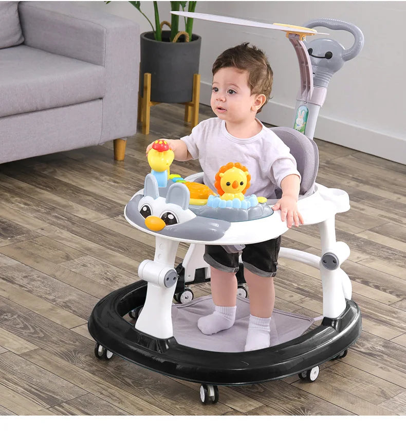 LazyChild Baby Walker Walkers For Kids With Wheels Andador Car Toddler Walker For Kids Learning Baby Wallker Music Push Handle