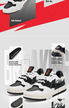 Xtep STEP-1 Skateboarding Shoes For Men 2024 Autumn Street Style Skate Shoes Durability  Comfortable Sneakers 976319310043