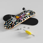 Professional Mini Wooden Skateboard Fingerboard Set Finger Scooter Finger Skate Board Maple Wood Kid Tabletop Toys for Boys