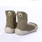 1 Pair Baby Shoes Spring Autumn Cotton Anti-Slip First Shoes Baby Toddler Shoes Cartoon First Walker Kids Soft Rubber Sole Shoe