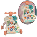 Baby Walker Kids Sit to Stand Up Learning Walker Musical Activity Toy for Enhance Walking Skills Coordination with Melodies