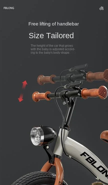 Cycling City's new children's balance bike 2-in-1 12 inch male and female baby scooter hair replacement service New Hot 2024