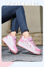 Roller Skate Shoes Kids Snickers With Wheels Children Rollerskates Fashion Outdoor Sports Shoes Girls Boys Gifts For Kids