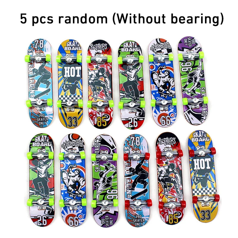 Professional Finger Skateboard DIY Skate Park Ramp Parts Tech Deck Scene Venue Combination Sets Novelty Toys Gift For Kids Child