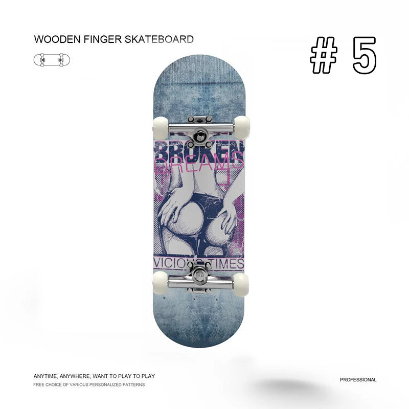 Toy Finger Skateboards Hobbies Novelty Anti Stress Sensory Fingerboard Toys Mini Funny Gift For Kids Boy 2025 New  Toy