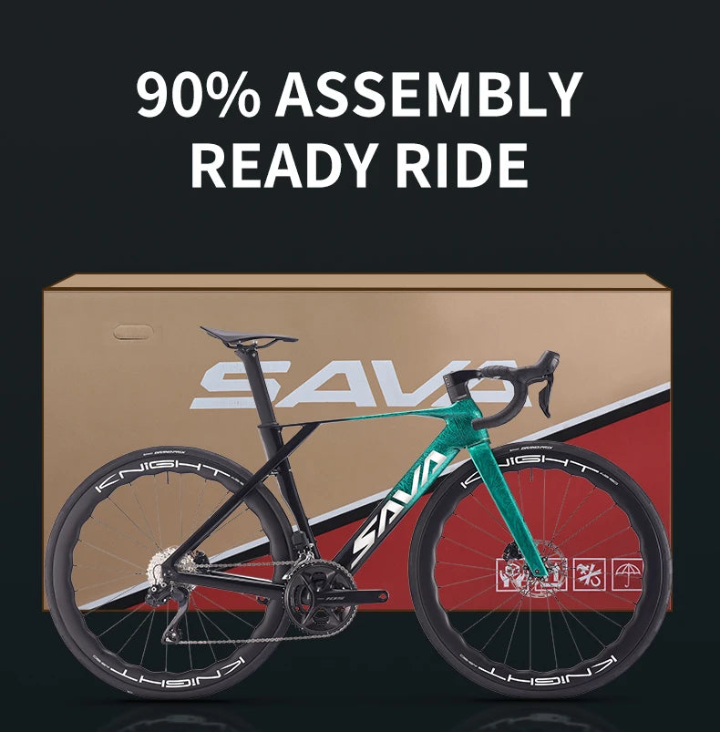 SAVA SLR7 High-End Full Carbon Fiber Road Bike with SHIMAN0 7170 DI2 Kit Competition-Class Road Bike Race Bike