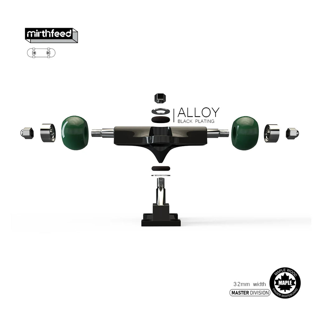 Wooden Professional Finger Skateboards DIY Toys Skate Park Tech Parts Deck Stunt Metal Bracket Bearing Wheel Tabletop Toys Gifts