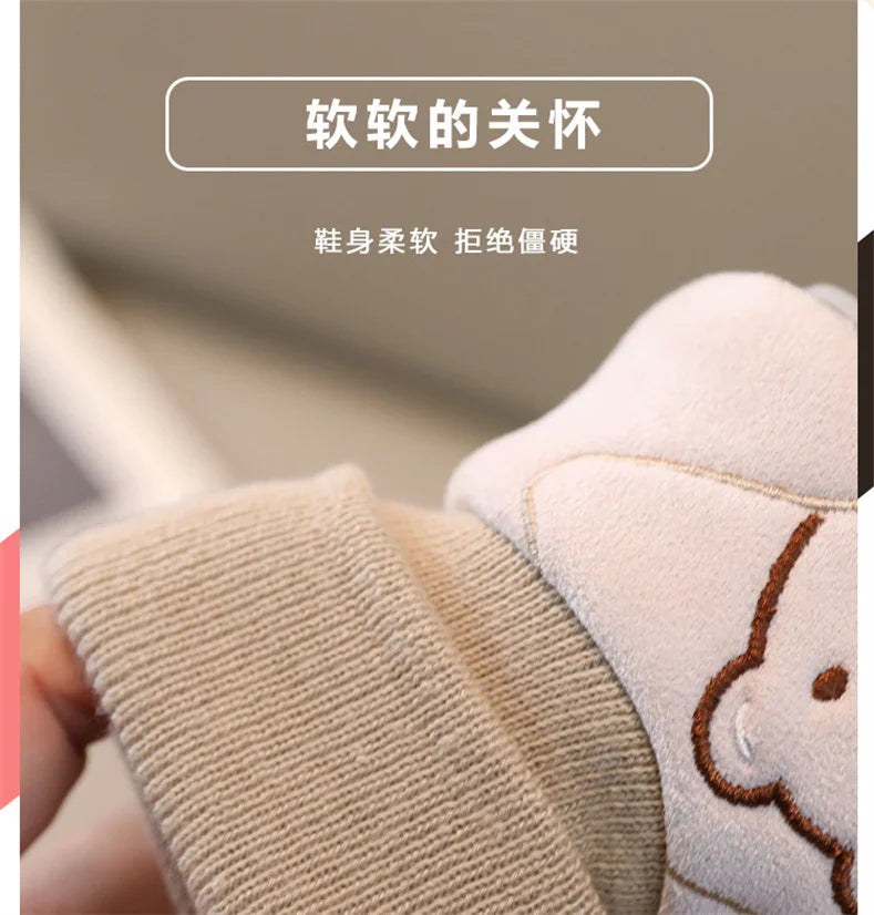 Baby Socks Shoes Infant Cute Cartoon Kids Boy Shoes Soft Rubber Sole Child Floor Sneaker Baby Girls Walker