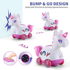 Unicorn Musical Light up Infant Toy for Baby Girls 3-18 Months Tummy Time Crawling Learning Activity  Perfect 1st Birthday Gift