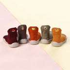 1 Pair Baby Shoes Spring Autumn Cotton Anti-Slip First Shoes Baby Toddler Shoes Cartoon First Walker Kids Soft Rubber Sole Shoe