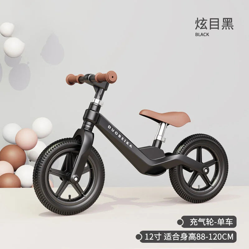 Outdoor Children's Balance Bike Toys Without Foot Pedal Baby Sports Training Walker Bicycle Inflatable Tires Best Gift for Kids