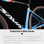 SAVA  Full Carbon Fiber electronic shifting Road Bike with SHIMAN0 ULTEGRA 8170 Di2 Race Class Road Bike 7.2kg