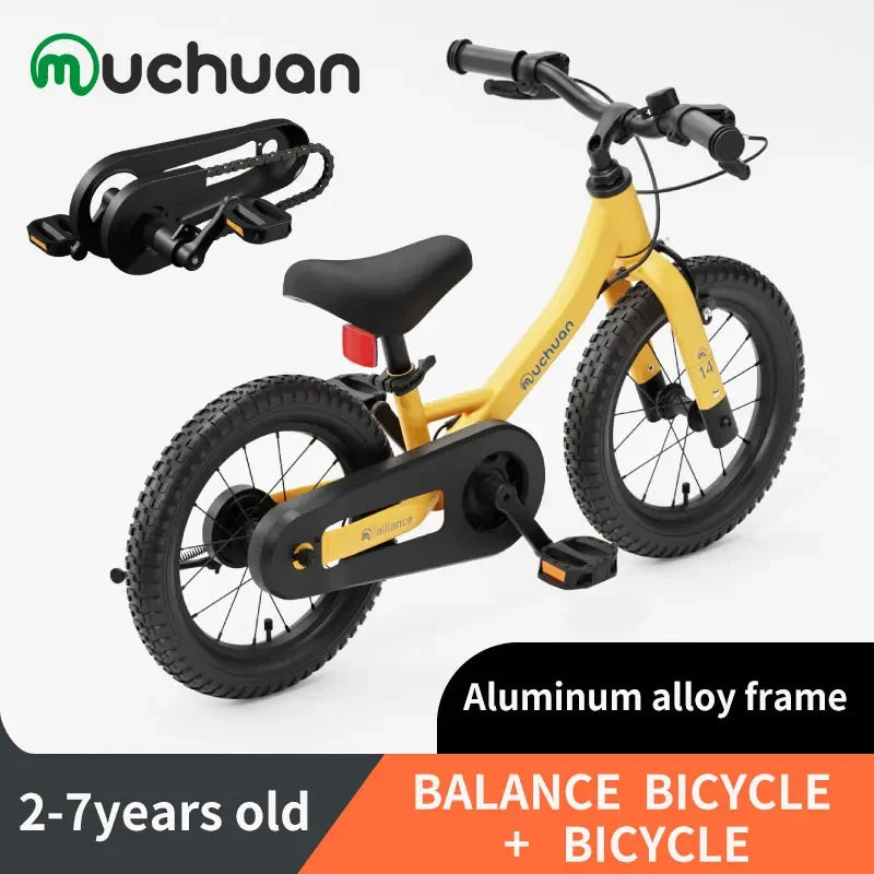 muchuan kids balance bike bike 2 in 1 2-6 years old aluminum alloy
