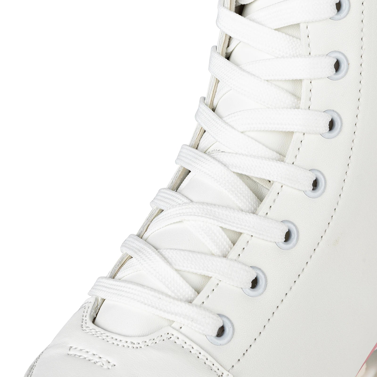 size 32-40 White Roller Skates for Women PU Leather Sneakers Flash Wheels Shoes for Beginners Teens for Woman Girls Boys Adult