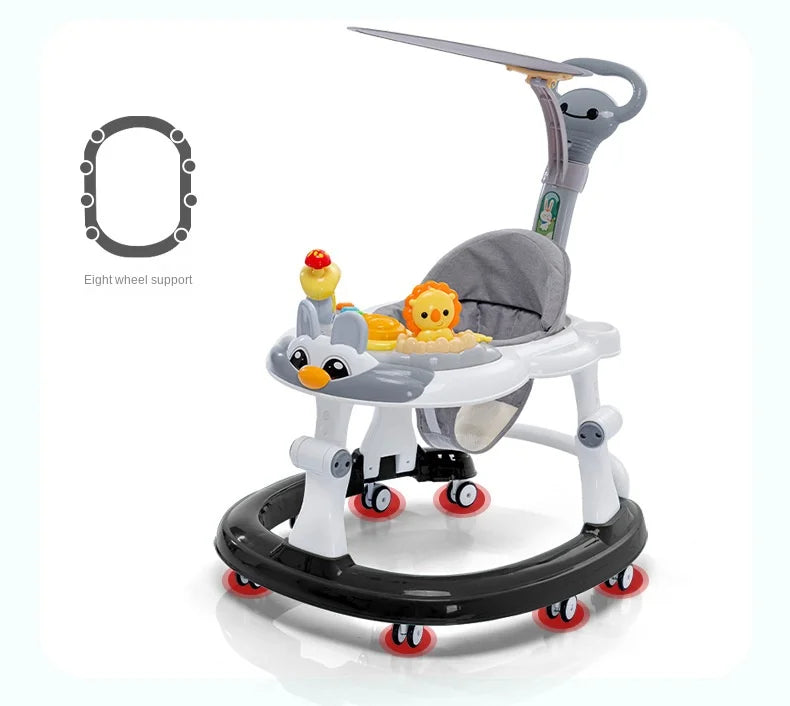 LazyChild Baby Walker Walkers For Kids With Wheels Andador Car Toddler Walker For Kids Learning Baby Wallker Music Push Handle