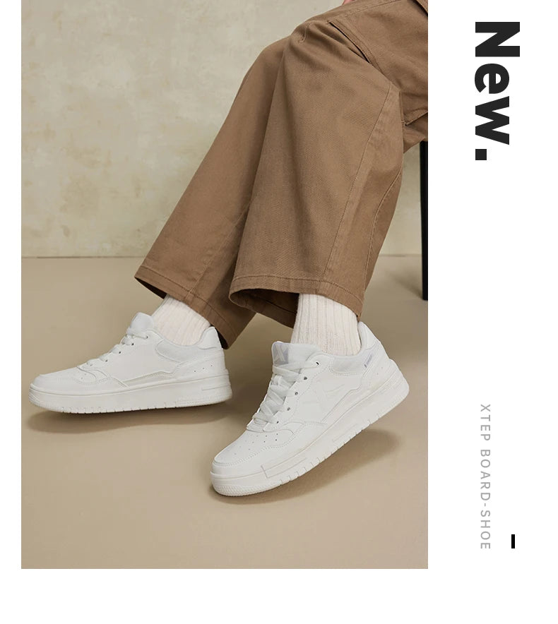 Xtep Skateboarding Shoes For Women 2024 Summer Trekking Women's Skate Shoes Breathable Outdoor Support Sneakers 876318310030