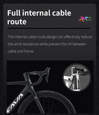 SAVA Full Carbon Fiber Road Bike Road Race-Specific Competition Bike CE+UCI International Certification