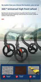 Wheelchair walker special assisted walking for the elderly, rehabilitation walking car, elderly people can push or sit