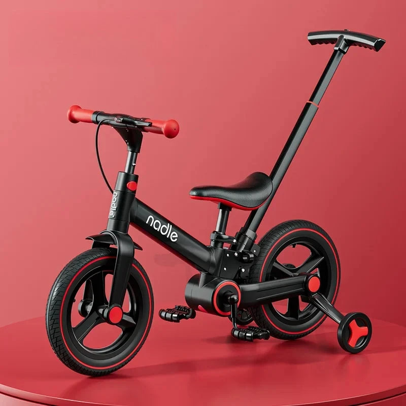 Children's Bicycle Unisex Kids Baby Dual-purpose Bike 2-3 Years Old 5-in-1 Riding Balance Bike Foldable