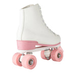 size 32-40 White Roller Skates for Women PU Leather Sneakers Flash Wheels Shoes for Beginners Teens for Woman Girls Boys Adult