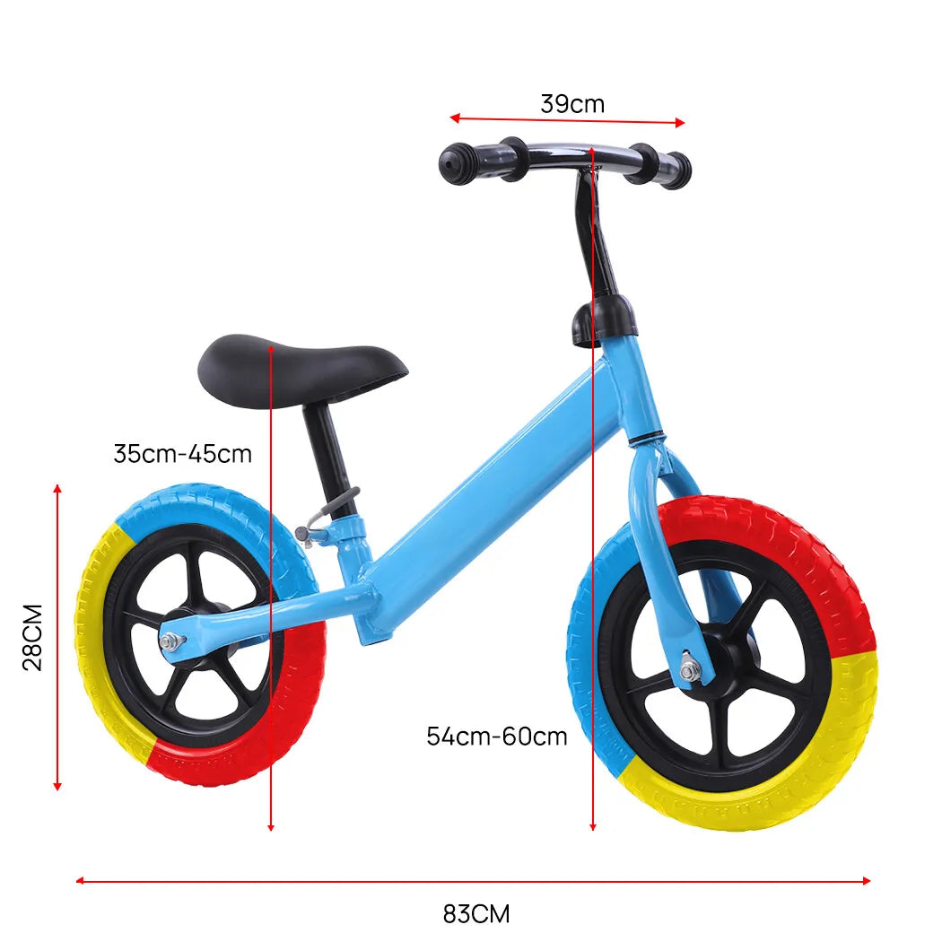 PORIYA Kids Balance Bike Ride On Toys Push Bicycle 12" Children Outdoor Toddler Safe