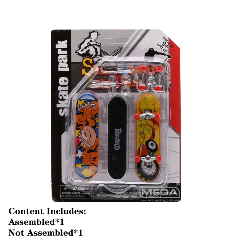 Roller Skates Scooter Finger Skateboard Bike Indoor Home Toys For Tech Deck Ramp Venue Combination Set Children