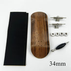 34mm 32mm Maple Wooden Fingerboard Complete Finger Skateboard with Truck and Wheels