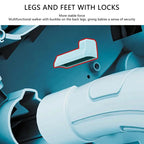 Babies Walker with Wheels Stand Learning Activities Developmental Multi-functional Toddler Trolley Hand Push Walker