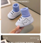 Baby Socks Shoes Infant Cute Cartoon Kids Boy Shoes Soft Rubber Sole Child Floor Sneaker Baby Girls Walker