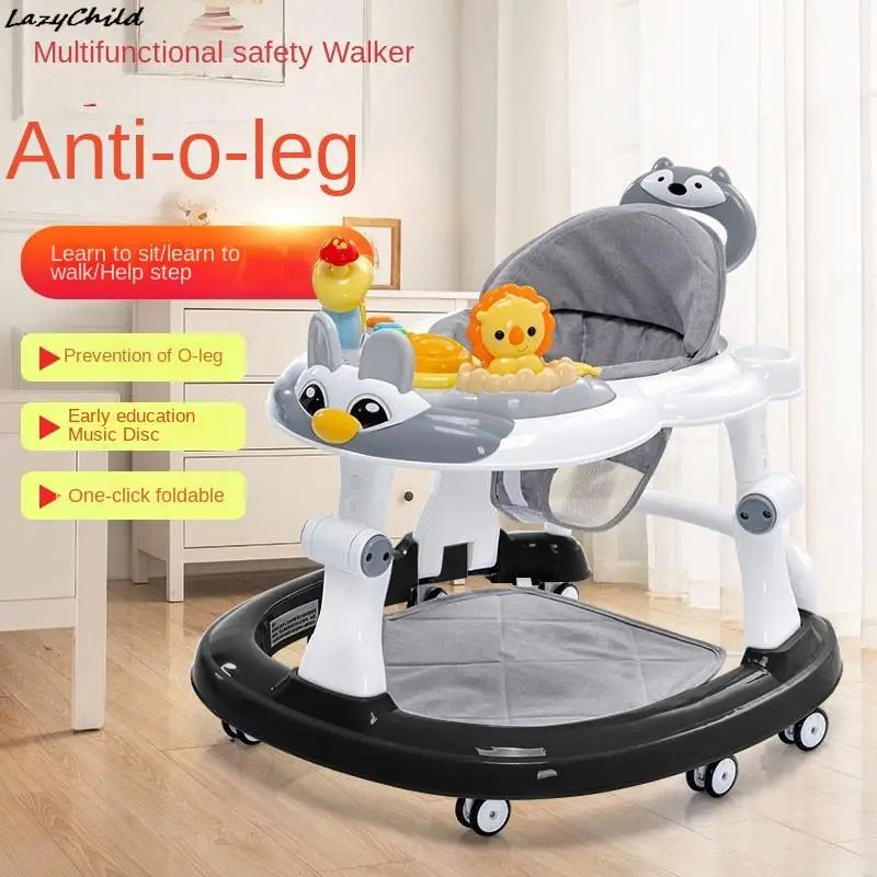 LazyChild Baby Walker Walkers For Kids With Wheels Andador Car Toddler Walker For Kids Learning Baby Wallker Music Push Handle