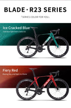 SAVA SLR7 High-End Full Carbon Fiber Road Bike with SHIMAN0 7170 DI2 Kit Competition-Class Road Bike Race Bike