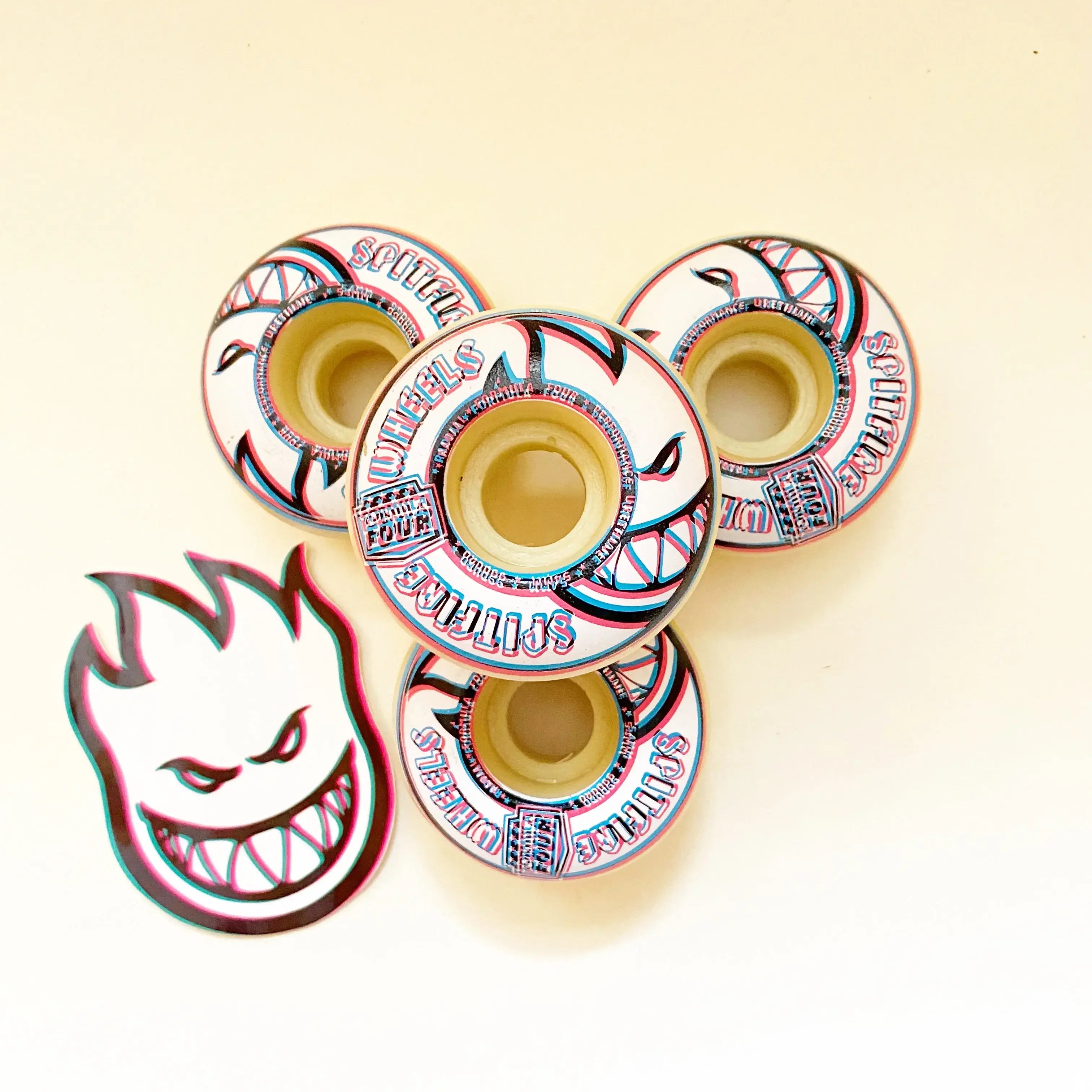 Spitfire wheels imported genuine Spitfire 52mm 101duro 53mm 54mm 56mm 99duro 80HD skateboard wheel for skateboard