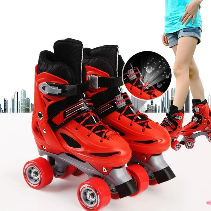 Size 23 24 25 26 27 28 29 - 41 Breathable Skating Shoes Kids Beginner Roller Skating Shoes Stable Children Skates Roller Skates