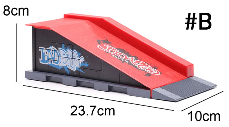 Professional Finger Skateboard DIY Skate Park Ramp Parts Tech Deck Scene Venue Combination Sets Novelty Toys Gift For Kids Child