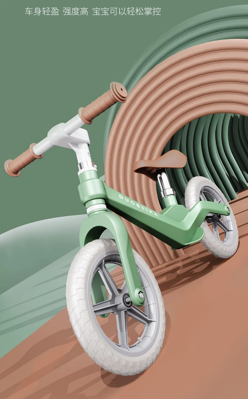 Outdoor Children's Balance Bike Toys Without Foot Pedal Baby Sports Training Walker Bicycle Inflatable Tires Best Gift for Kids