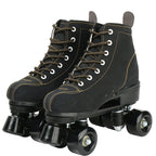 Pink Purple Blue Women Double Row Roller Skates Leather Breathable 4 wheel Sliding Skating Rollers sneakers size 31 32 33 34 35